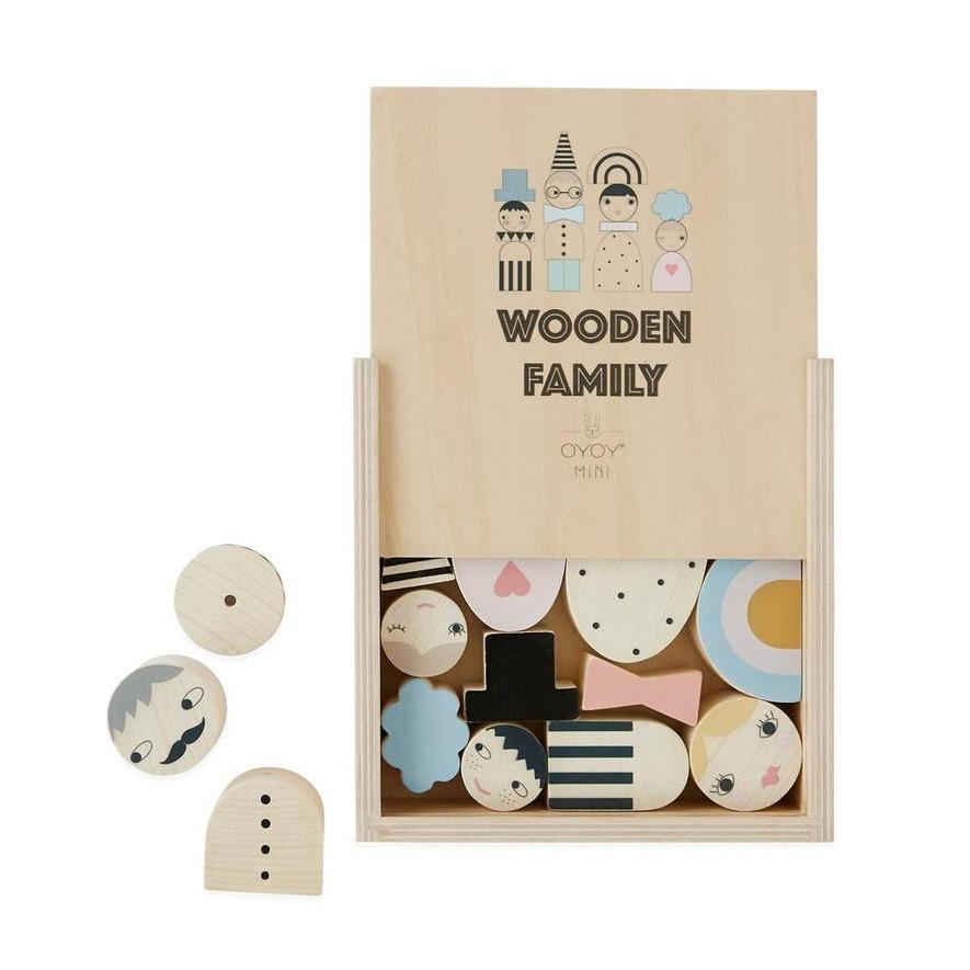 Oyoy Wooden Family Bricks - Tadpole