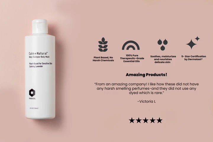 Parasol Calm+Natural™ Baby Shampoo & Body Wash - Tadpole