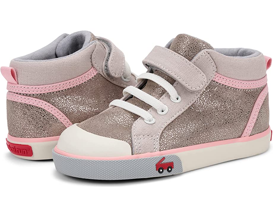 Peyton - Beige Metallic Leather - Tadpole