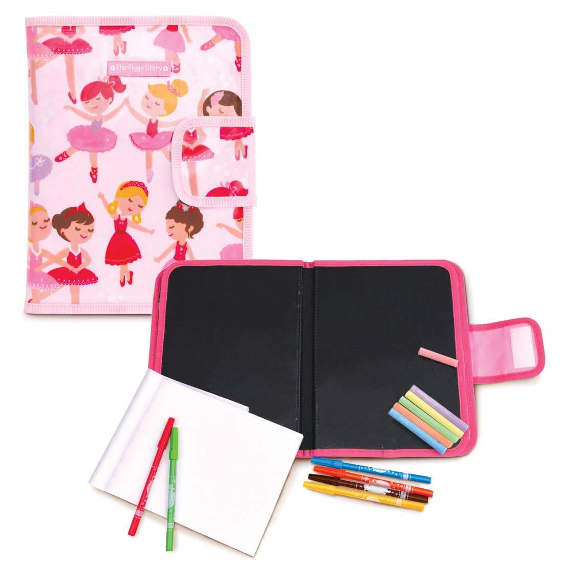 Piggy Story Chalk N Marker Art Case - Tadpole