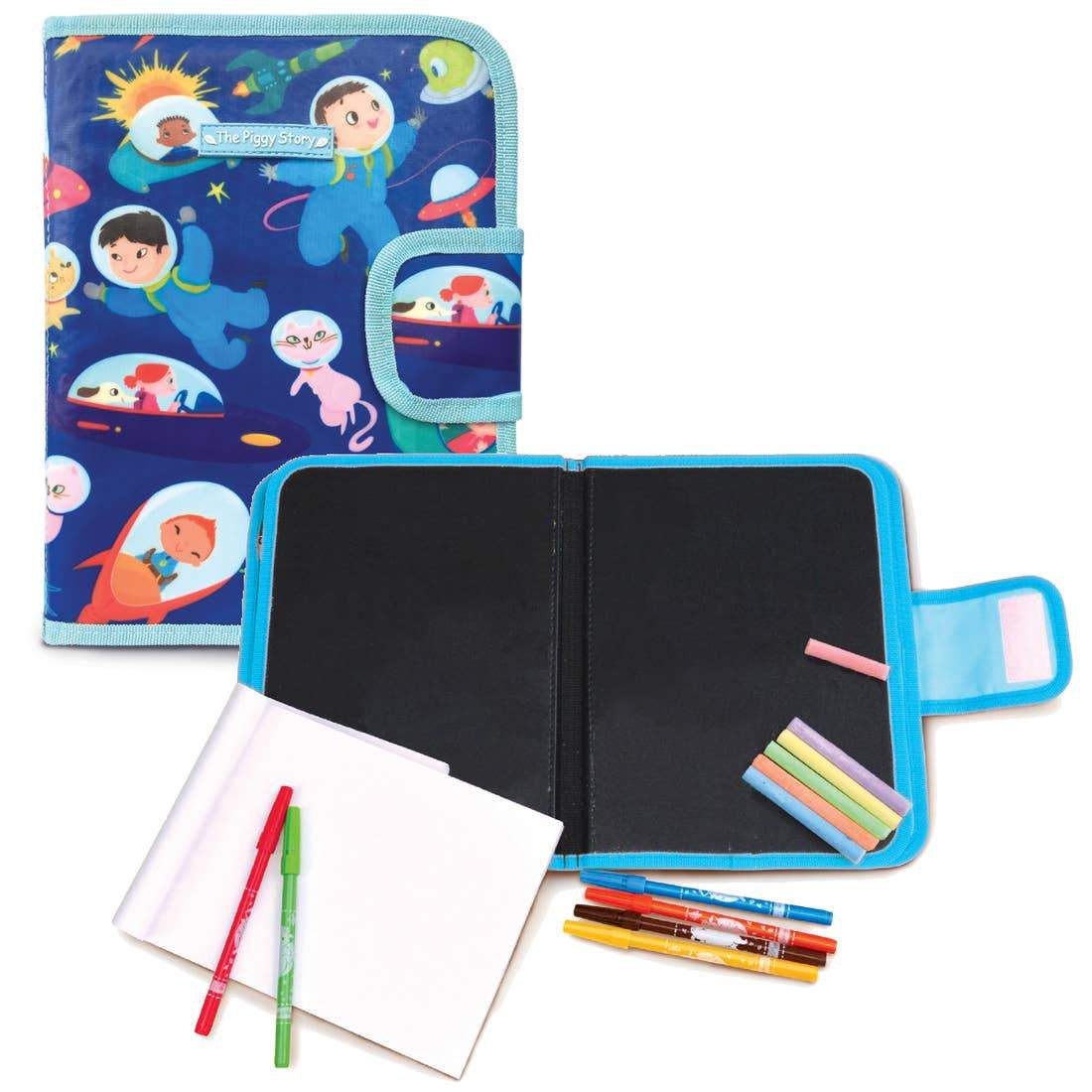 Piggy Story Chalk N Marker Art Case - Tadpole