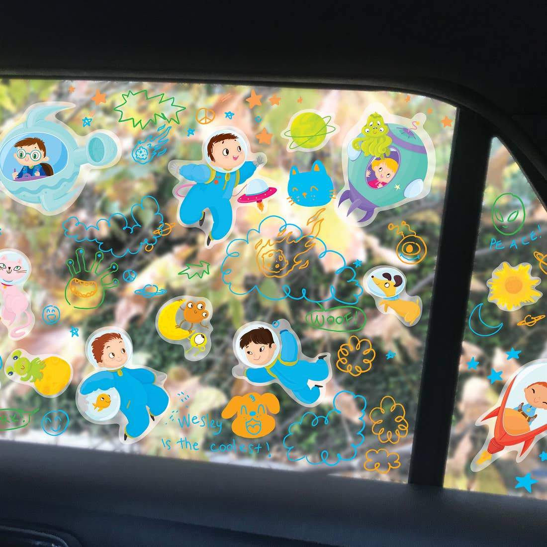 Piggy Story Window Sticker Activity - Tadpole