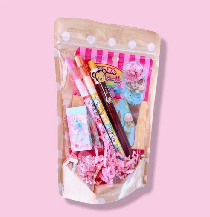 Pop Cutie Kawaii Japanese Stationery Set Kraft - Tadpole