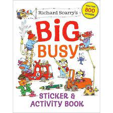 Richard Scarry's Big Busy Sticker & Activity Book - Tadpole