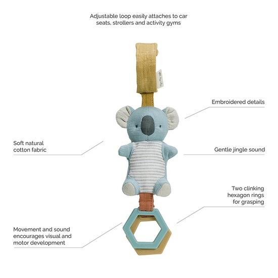 Ritzy Jingle™ Koala Attachable Travel Toy - Tadpole