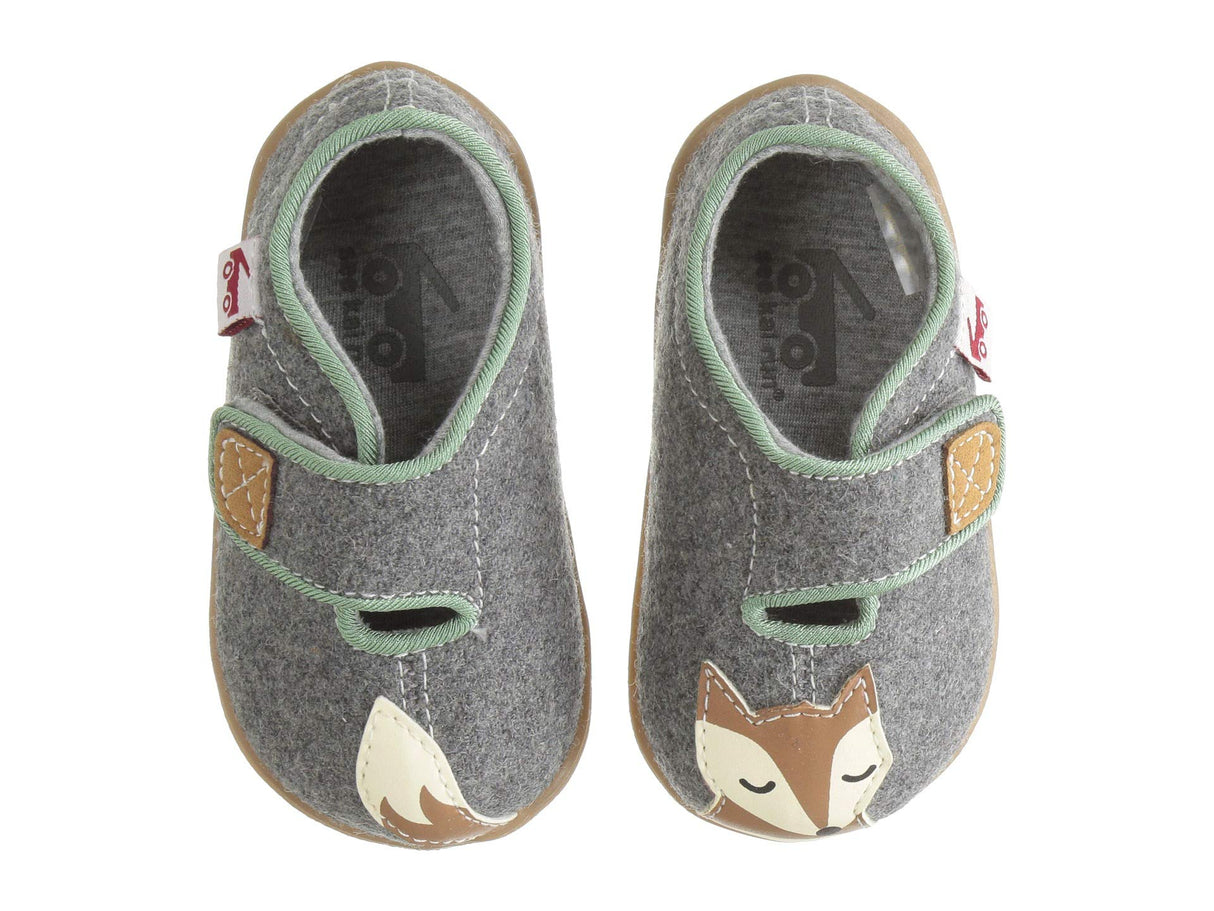 See Kai Run Cruz II Grey Fox Slipper - Tadpole