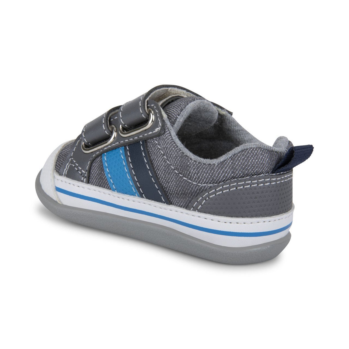See Kai Run First Walker Russell | Gray Denim - Tadpole