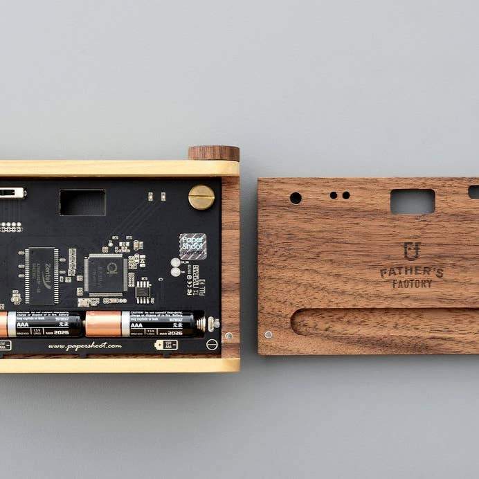 Single-Lense Wooden Digital Camera-Vintage One - Tadpole
