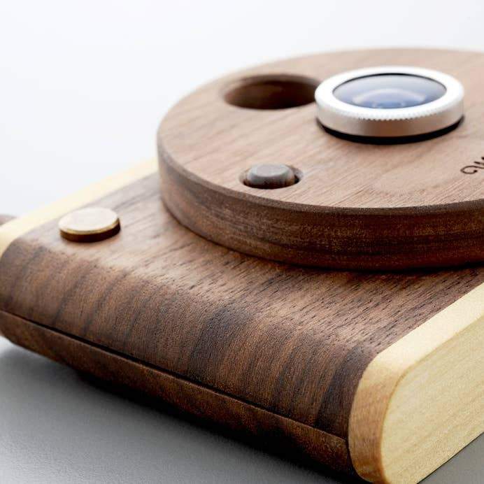 Single-Lense Wooden Digital Camera-Vintage One - Tadpole