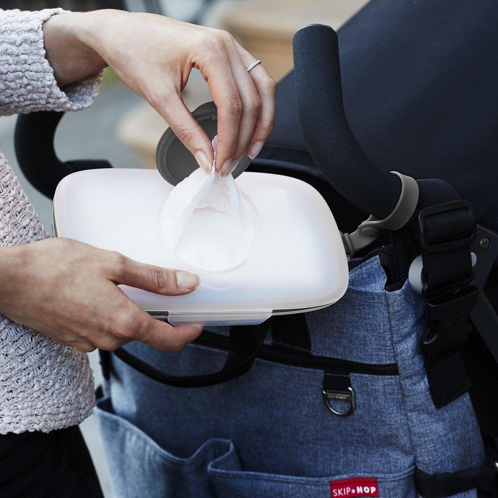 Skip Hop Grab & Go Wipecase- Grey - Tadpole