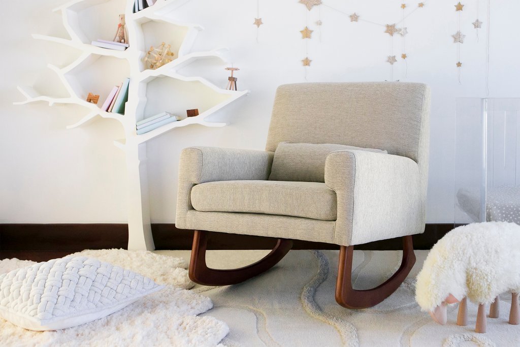 Sleepytime Rocker with Walnut Legs - Tadpole