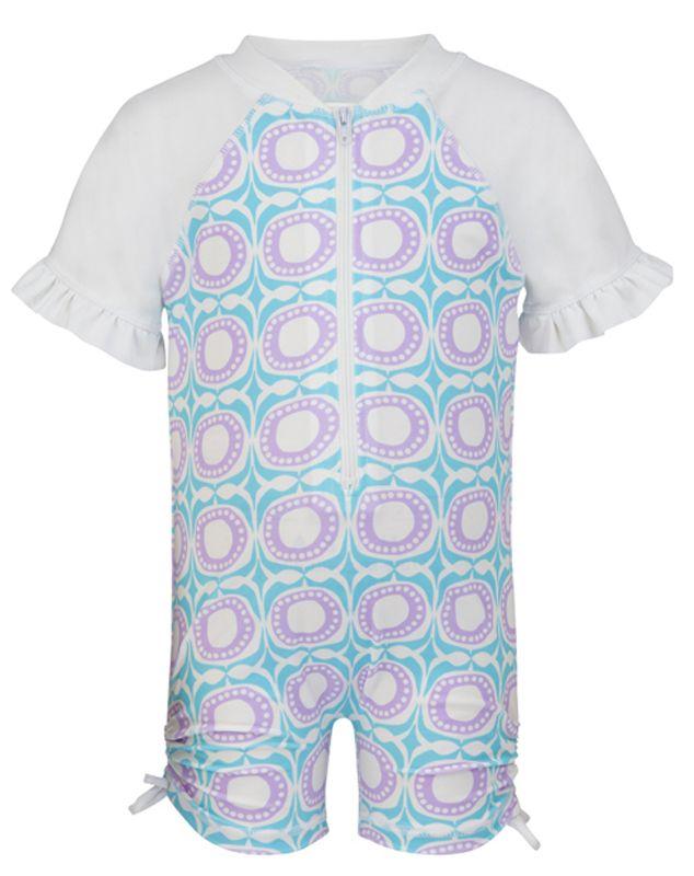 Snapper Rock Zip Sunsuit Kissy Fish - Tadpole