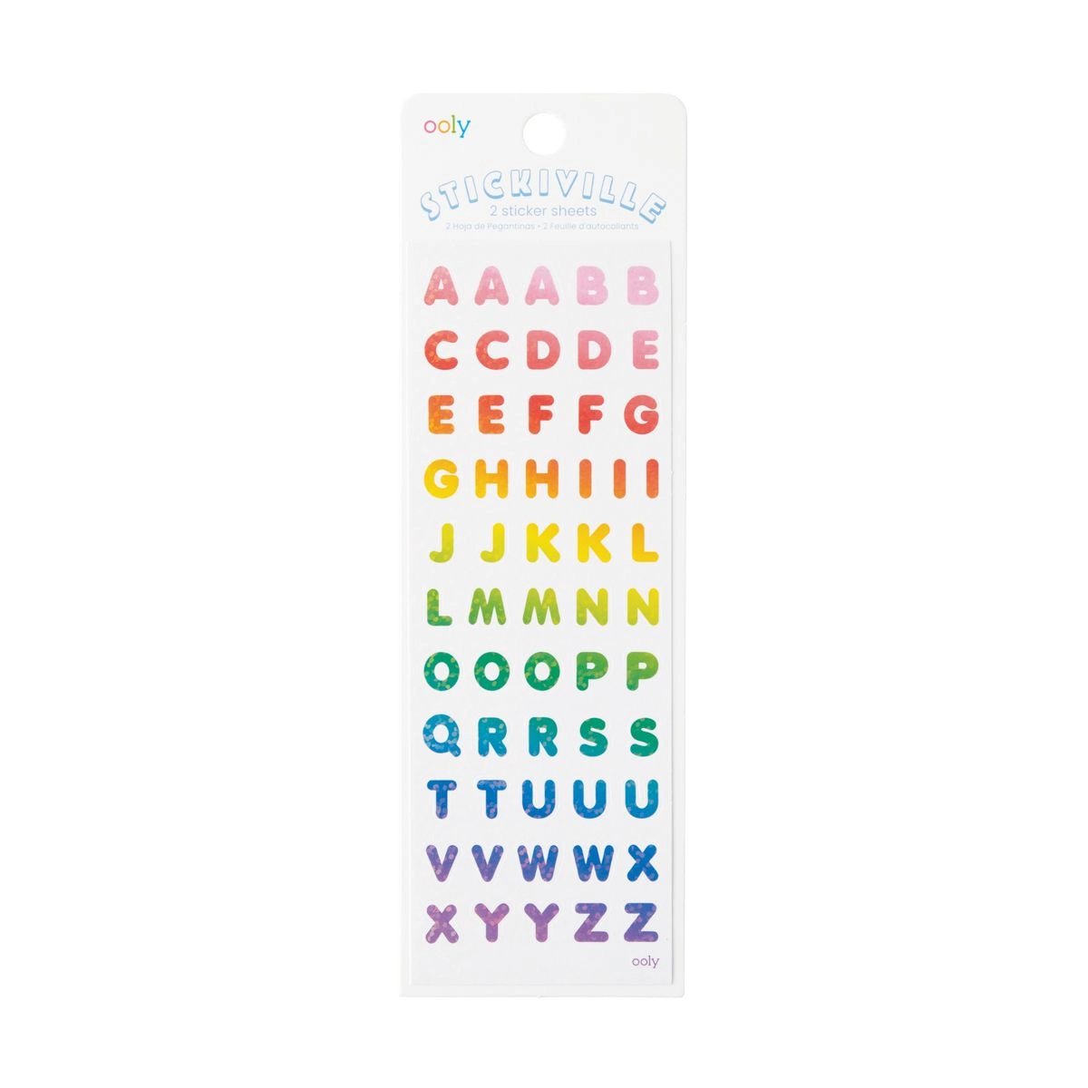 Stickiville Rainbow Letters - Tadpole