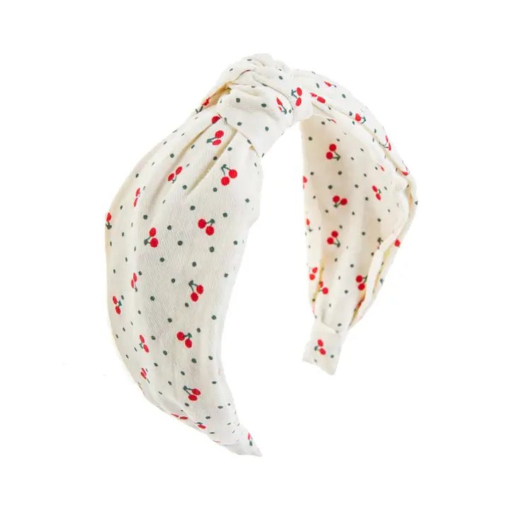 Sweet Cherry Knotted Headband - Tadpole