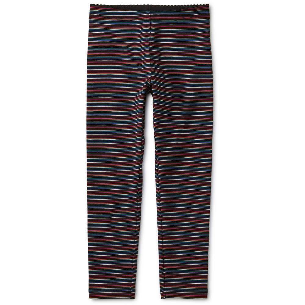 Tea Collection Multi Stripe Leggings Jet Black - Tadpole