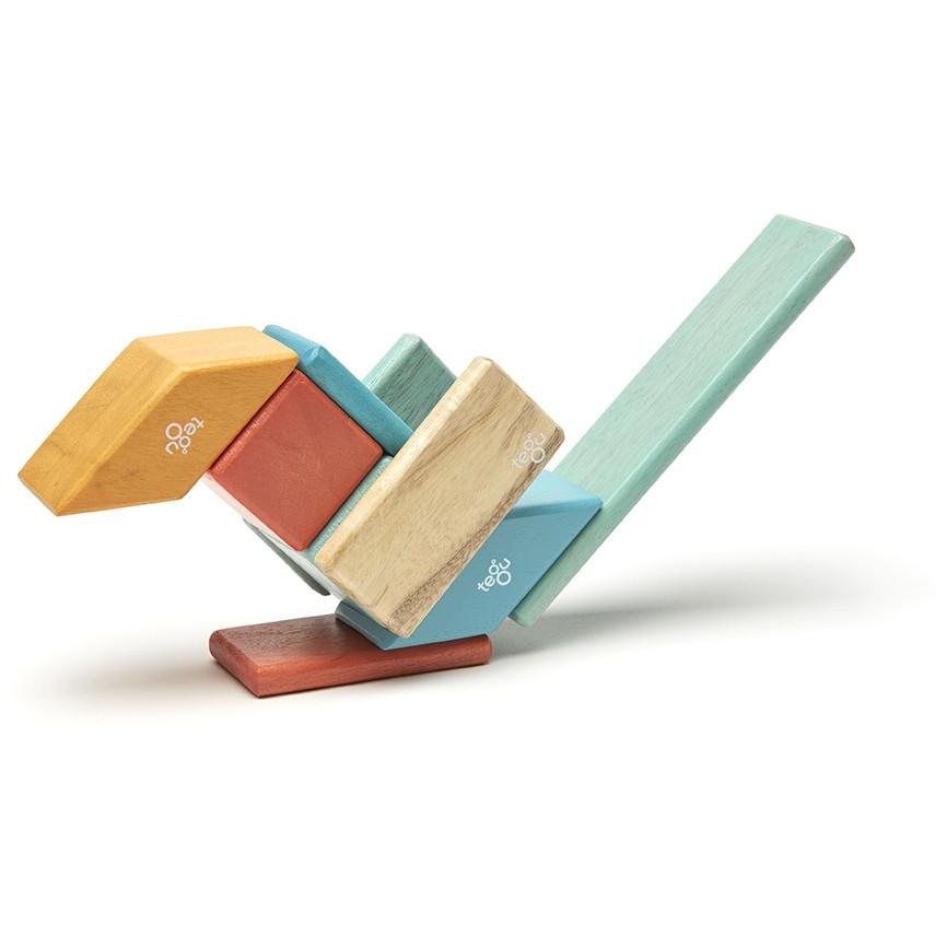Tegu 14-Piece Magnetic Block Set - Sunset - Tadpole