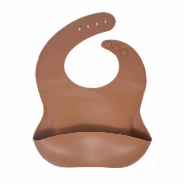The Dearest Grey BIB | Terracotta - Tadpole
