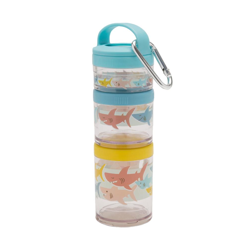 Twist & Snack Stacker | Smiley Shark - Tadpole
