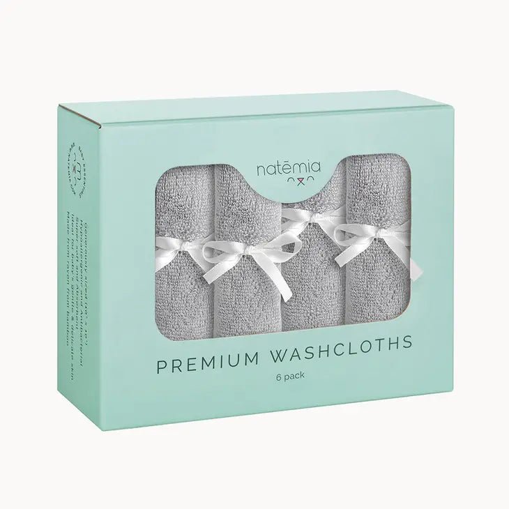 Ultra Soft Bamboo Washcloths - 6 pack - Tadpole