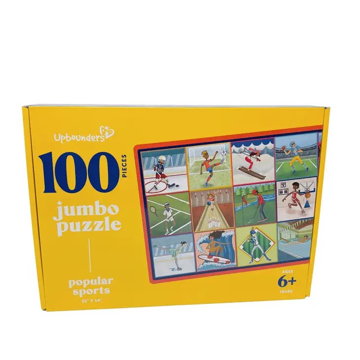 Upbounders® Popular Sports - 100 Piece Kids' Puzzle - Tadpole