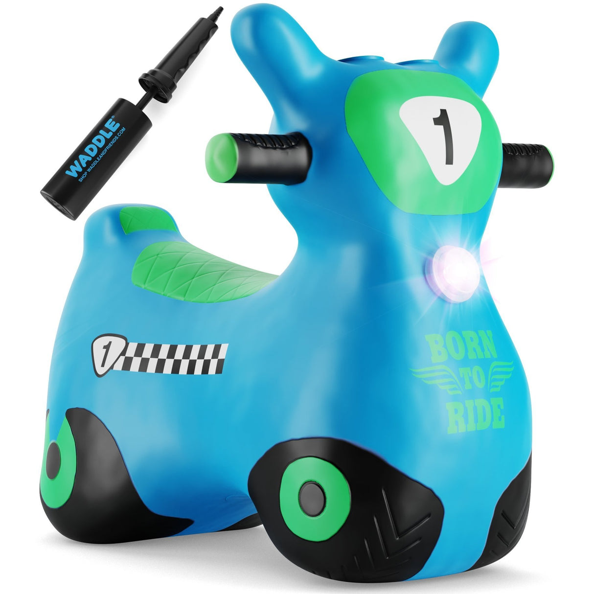 Waddle Blue Zoomer Bouncer - Tadpole