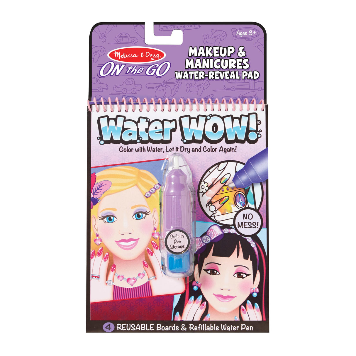 Water Wow! Makeup & Manicures - On the Go Travel Activity - Tadpole