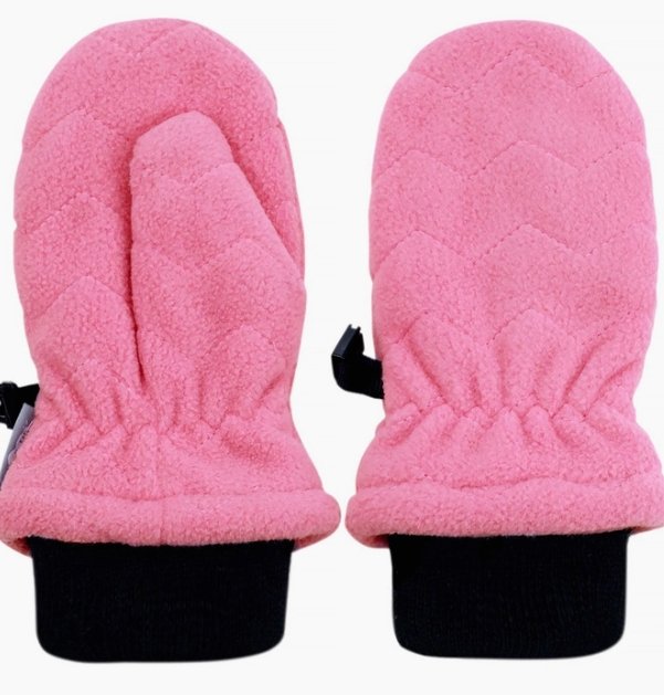 Watermelon Pink | Fleece Mittens - Tadpole