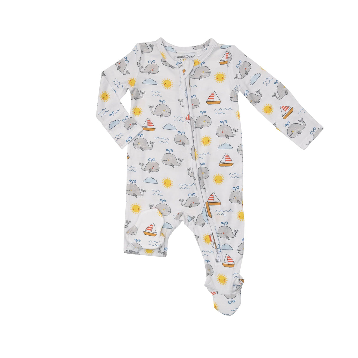 WHALEY CUTE 2-Way Zipper Footie - Tadpole