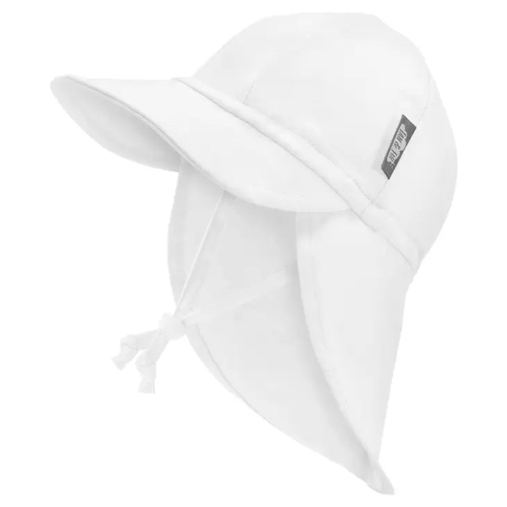 White | Sun Soft Baby Cap - Tadpole