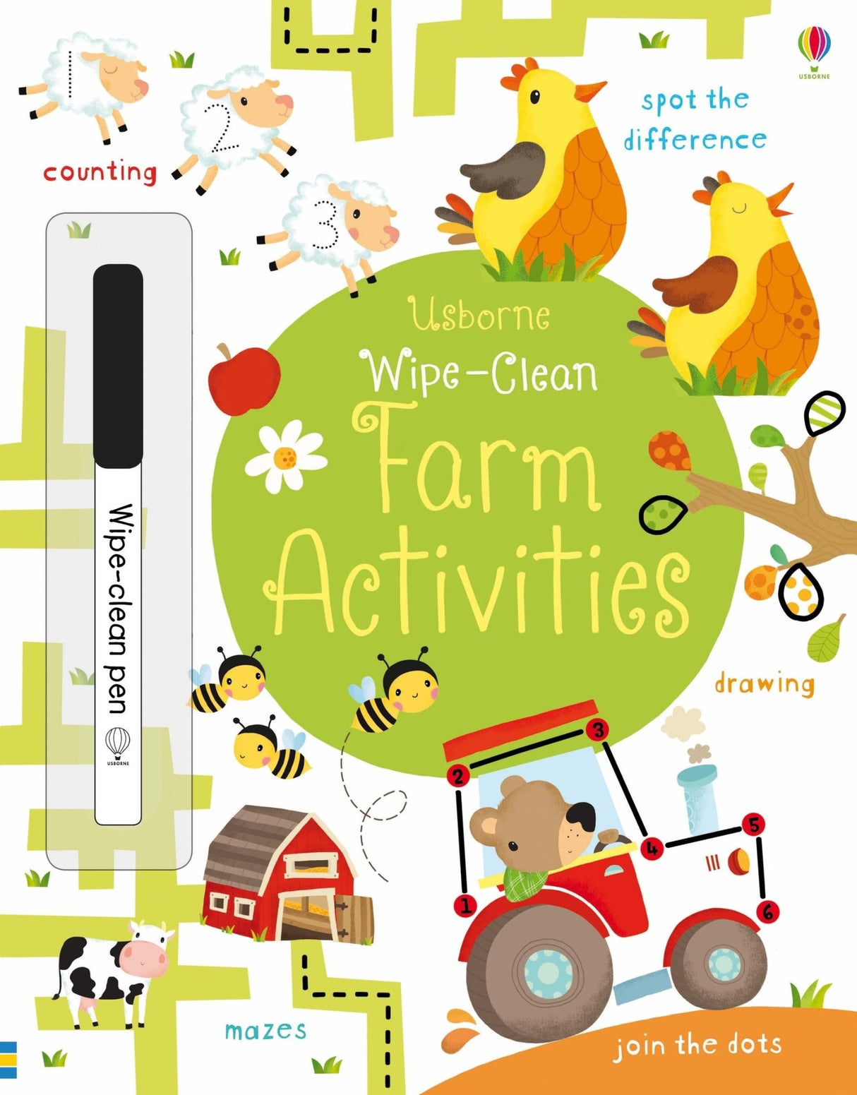 Wipe Clean Farm Activities - Tadpole
