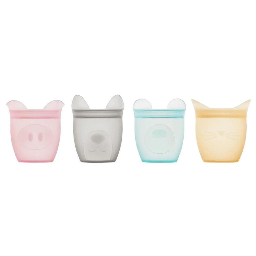Zip Top Snack Container 4-Pack - Tadpole