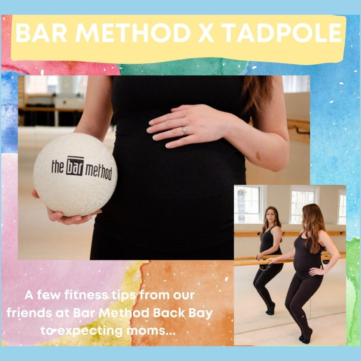 Top 3 Barre Modifications for Pregnancy by Bar Method Boston – Tadpole