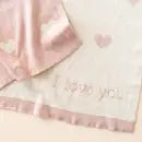 Blanket Heart I Love You Baby Blush Pink Valentine's Gift