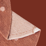 Washable rug Round Dot  Chestnut