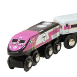 Boston Mbta Commuter Rail Wooden Toy Train