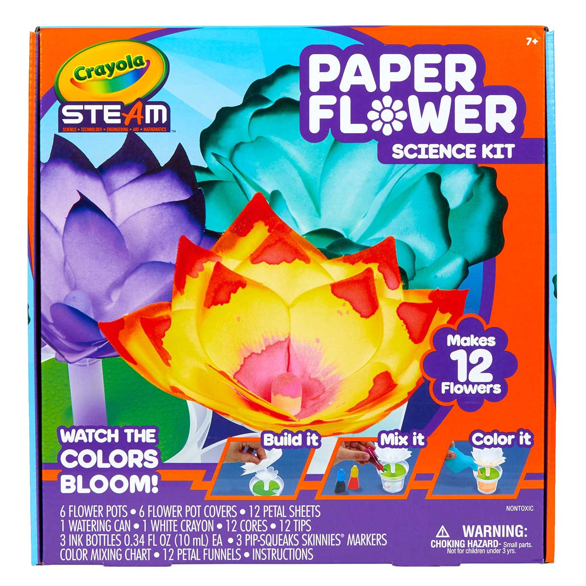 Crayola paper flower science kit