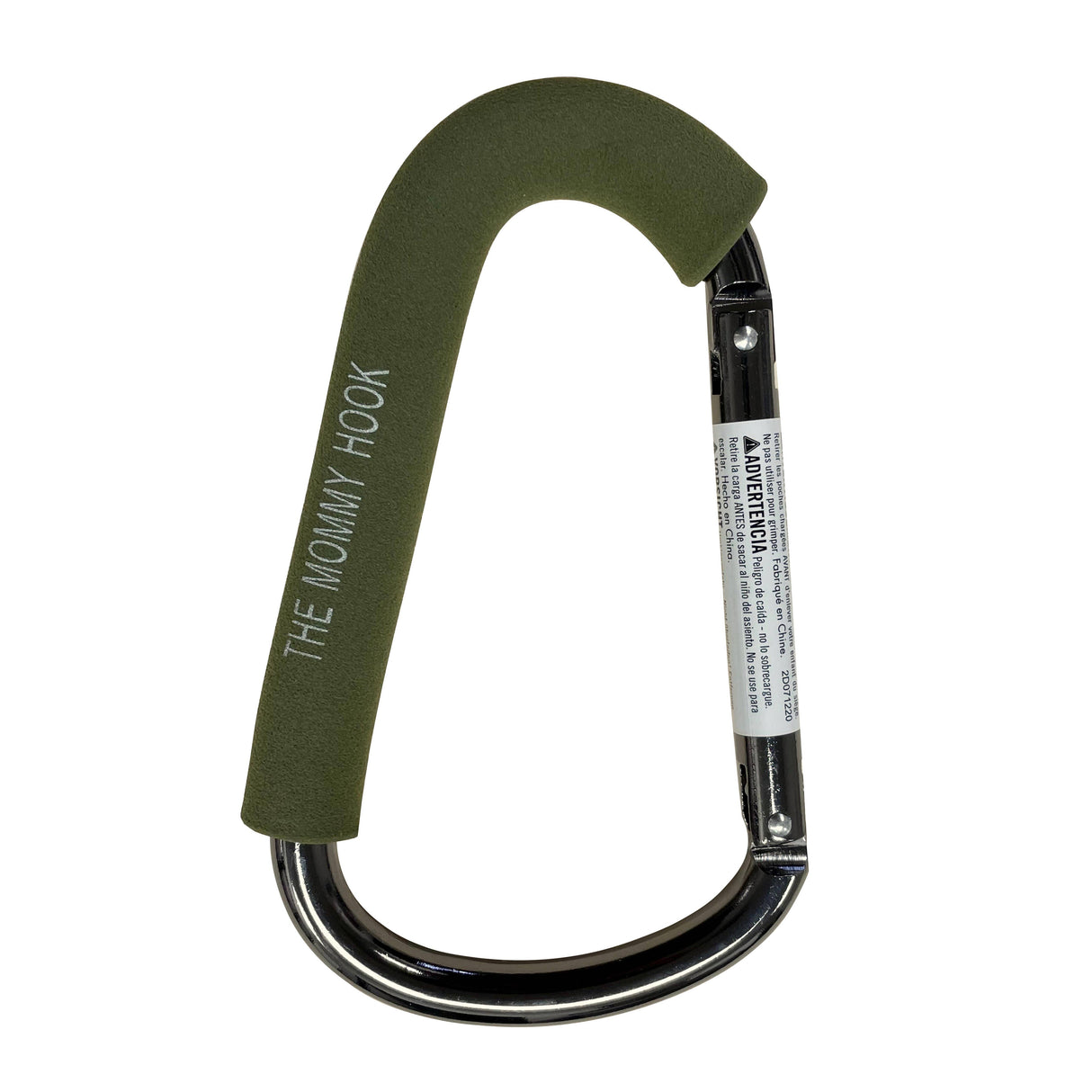 The Mommy Hook Stroller Accessory - Gunmetal Grey/Olive