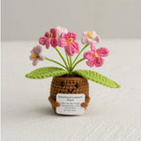 Handmade Knitted Potted Plants Cotton Desk Decor