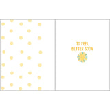 Get Well Greeting Card - Feel Better Sun