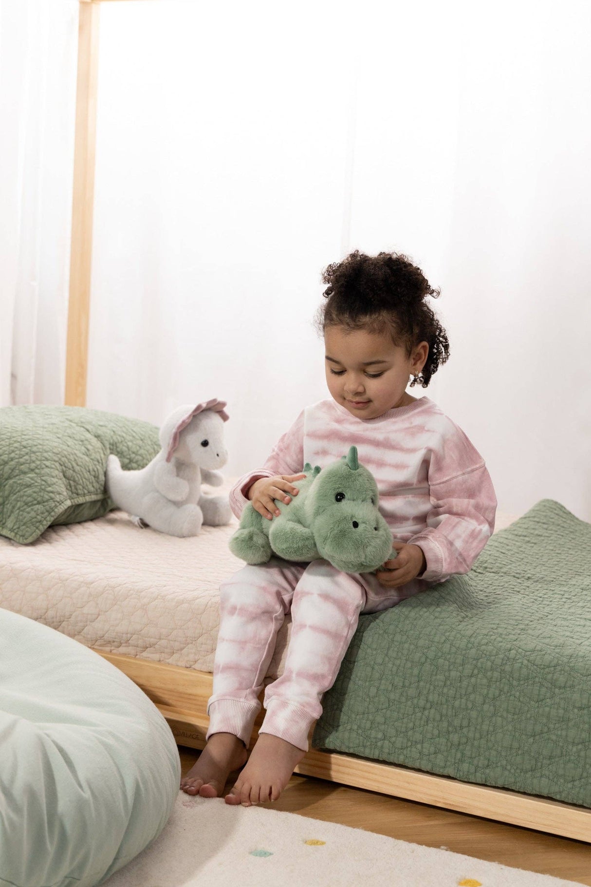Dino Plush Toy - Light Green Stegosaurus