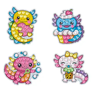 Big Gem Diamond Painting – Axolotl Diy Craft For Kids
