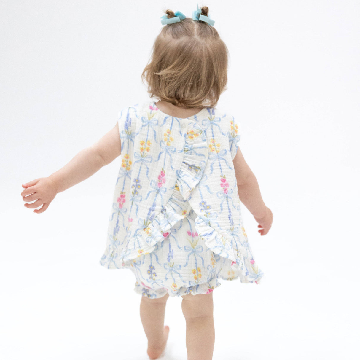Ribbon Bouquets - Ruffle Back Top and Bloomer