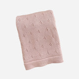 Heirloom Pique Blanket Blush Organic Cotton Kids & Baby Gift