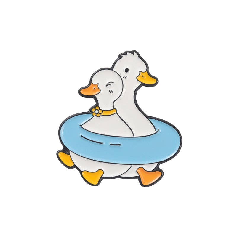 Duck Cute Metal Lapel Pin Unisex Animal Accessory