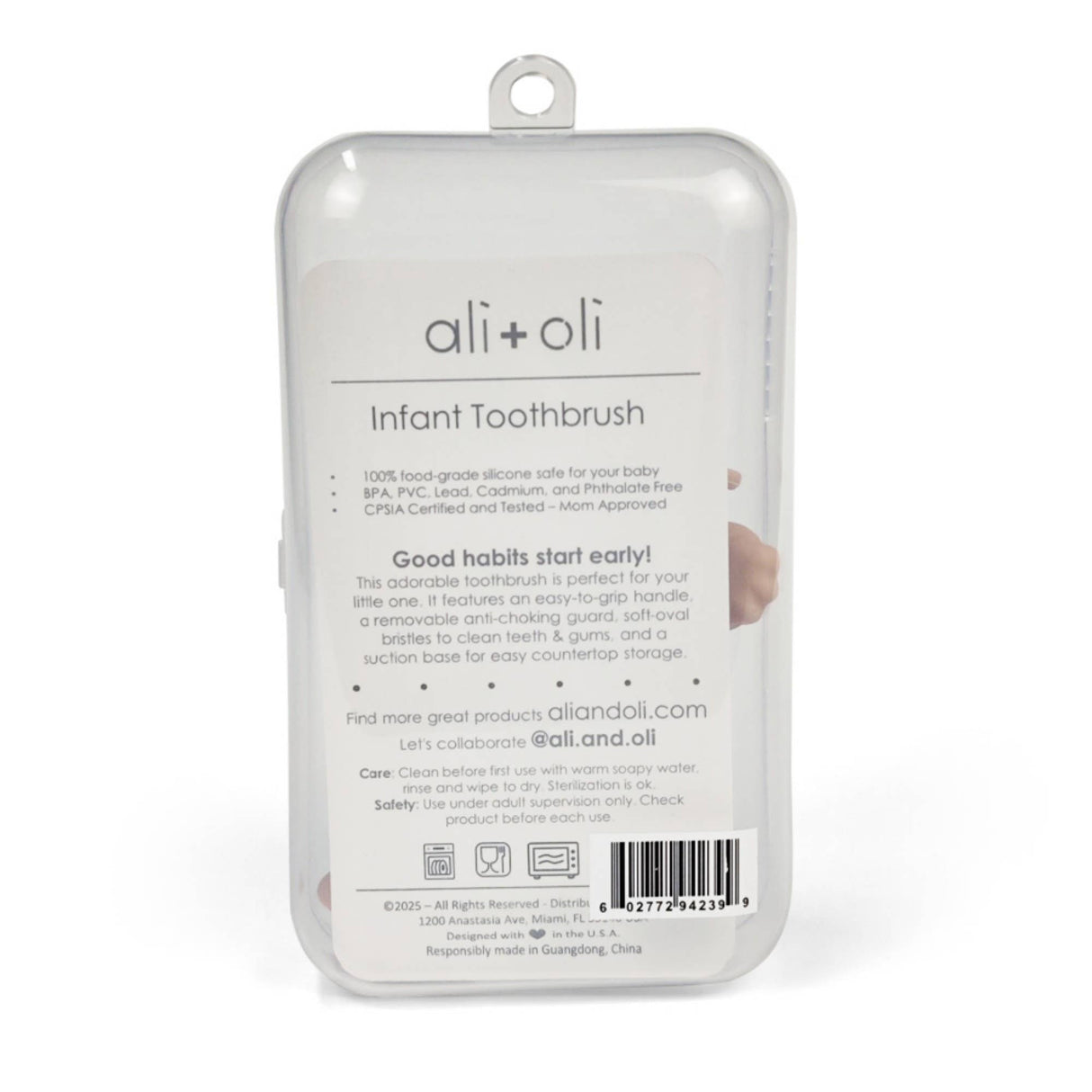 Ali+Oli Training Toothbrush Oral Care Koala (Pink)