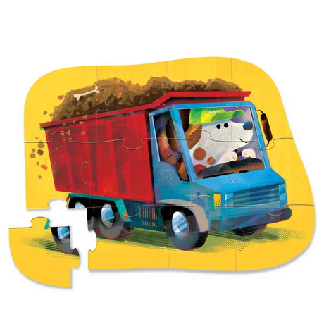 12-piece mini puzzle for kids featuring Big Dog on an adventure