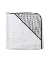 Hooded Towel: Handmade, Block-Printed Cotton, Baby/Toddler