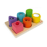 I Wood | Shapes & Sounds | 6 Block Puzzle | 12 Months+