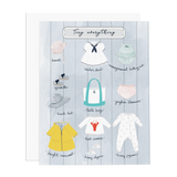 Tiny Everything Girl Greeting Card