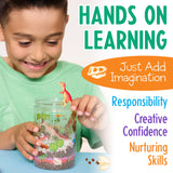 Grow N' Glow Dinosaur Terrarium DIY Craft Kit for Kids